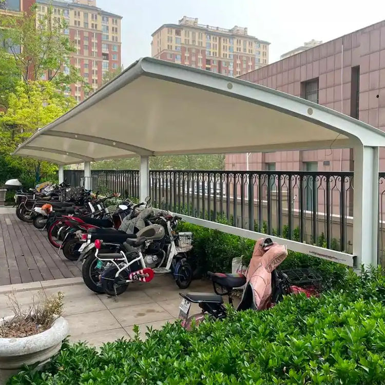 合作市膜结构电动车棚